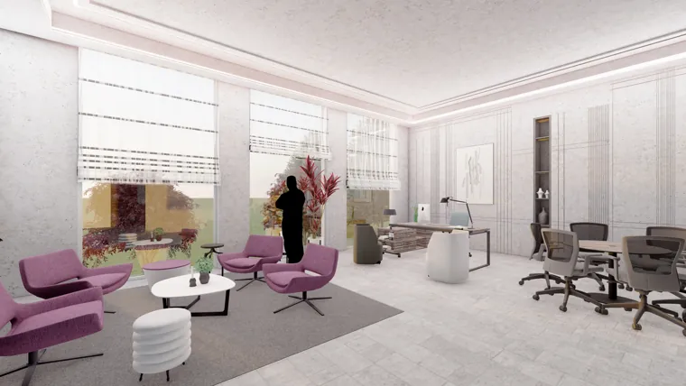 Azizi Mall Experience Center — Architectural design visualization / Concept study