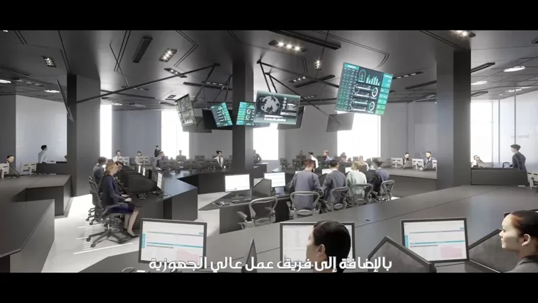 Bank of Beirut Call Center — Open workspace visualization