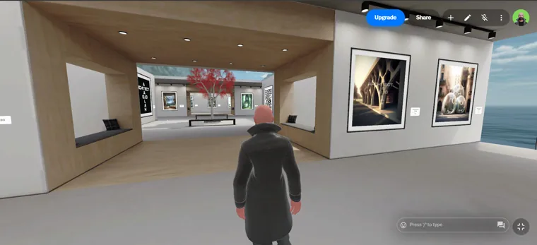 Virtual Spatial Exploration — Virtual project gallery / Source screenshot