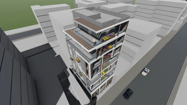 Karpou Residences — Architectural design visualization / Concept study